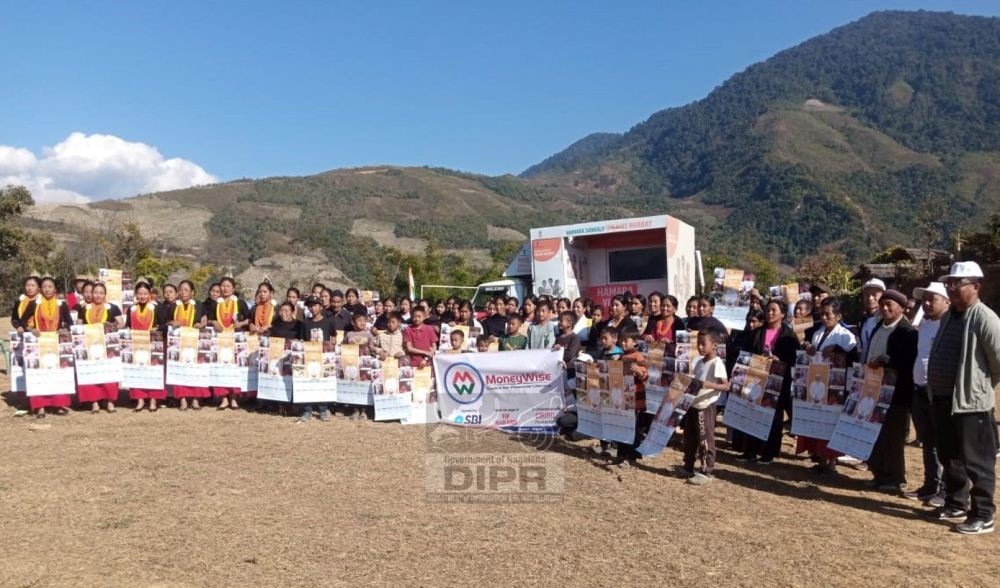 The 1st session of Vikshit Bharat Sankalp Yatra was held at public ground, Chiphur, Noklak on January 19. (DIPR Photo)